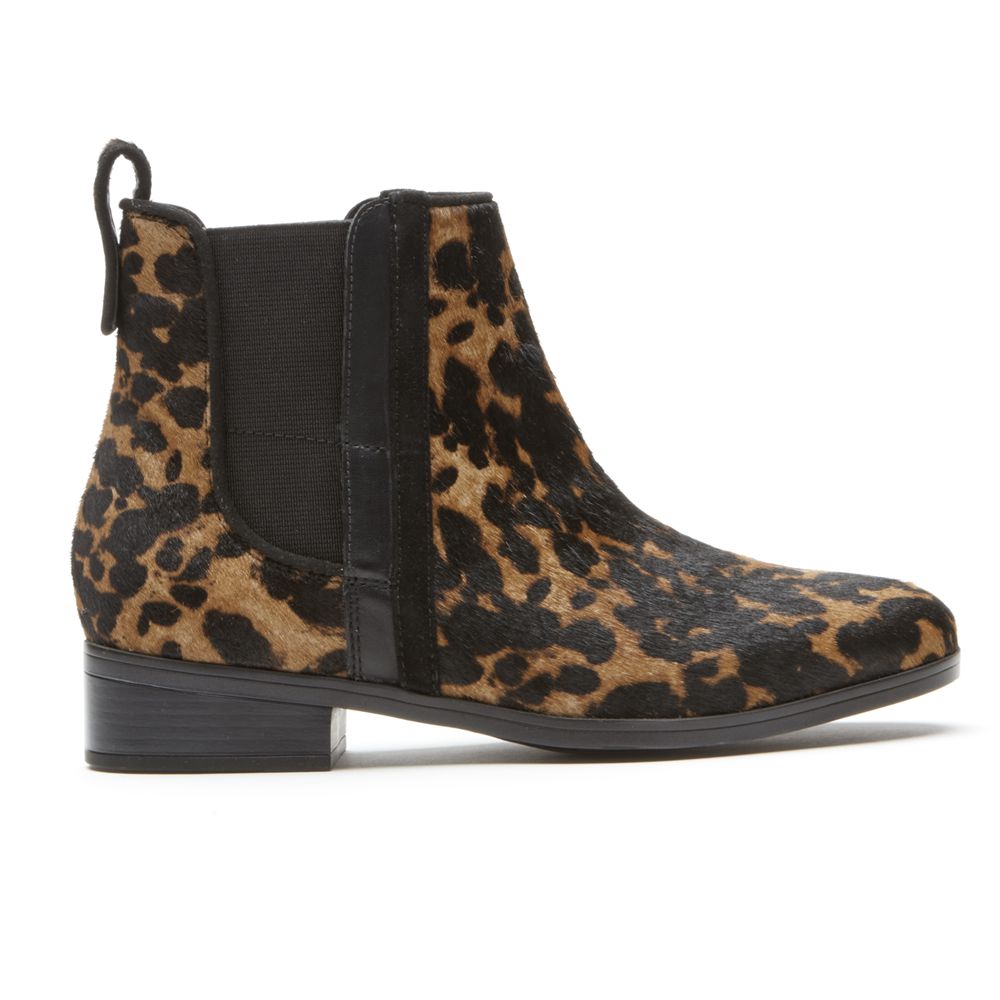 Rockport Canada Larkyn Chelsea - Womens Chelsea Boots Leopard (ZMX327460)